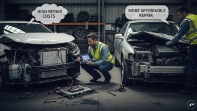 EV battery replacement cost after accident in India